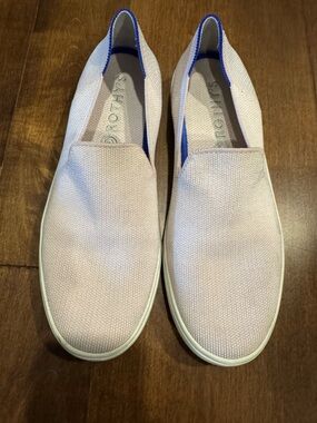 Rothy's Knit Slip-On Sneakers in Light Pink